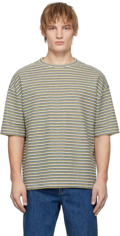 Apc Multicolor Bahia T-shirt In Aad Ecru