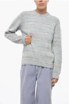 Apc Multicolor Crew-neck Sweater In Gray