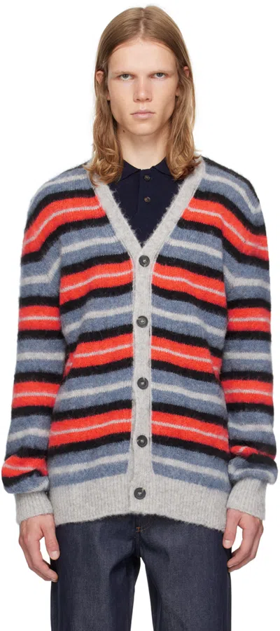 APC MULTICOLOR DAVE CARDIGAN