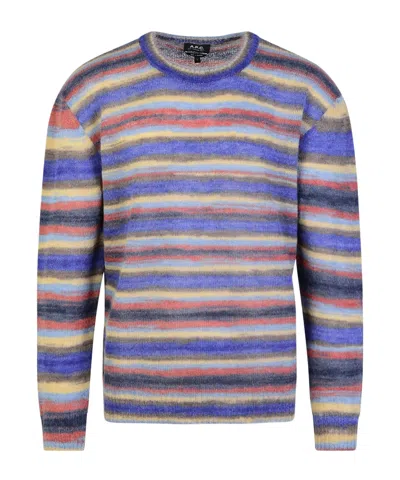 Apc Multicolored Striped Sweater