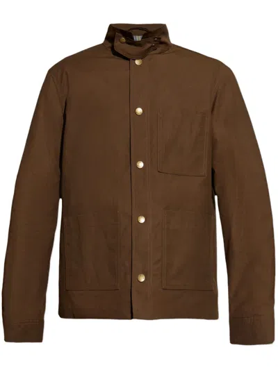 Apc Multiple Pockets Lightweight Jacket In Grün
