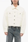 Apc Natacha Ramsay-levi Denim Jacket With Visible Stitching And