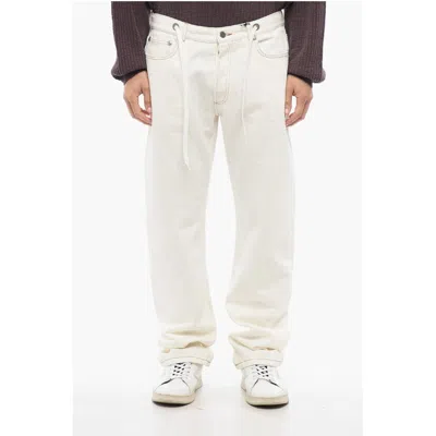 Apc Natacha Ramsay-levi Twill Surreau Jeans With Drawstring Wais In White