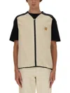 Apc A.p.c. Nate Vest In Powder