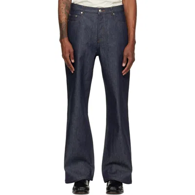 A.p.c. Navy Aaron Jeans In Iai Indigo