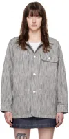 Apc Emma Jacket In Marine/blanc
