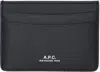 Apc Andre Card Holder In Iak Dark Navy