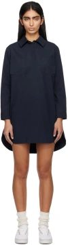Apc Navy Angela Minidress In Iak Dark Navy
