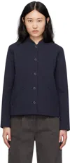 Apc Navy Aurore Jacket In Iak Dark Navy
