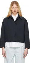 Apc Patch-pocket Cropped Jacket In Blue