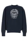 Apc A.p.c. X Marc Jacobs Long-sleeved Crewneck Sweatshirt In Blue