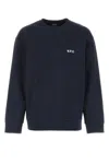 Apc Sweat Boxy Petit Vpc-m Nd A.p.c. Male In Navy Blue