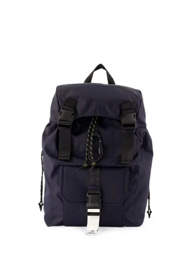 A.p.c. Navy Blue Polyamide Trek 2.0 Backpack
