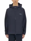 Apc A.p.c. Navy Blue Polyester A.p.c. X Asics Meadow Jacket