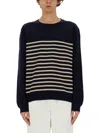 A.p.c. A. P.c. Sweater Matthew In Navy Blue