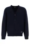 Apc A.p.c. Mens Kenny Navy V-neck Cardigan