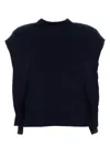 Apc A.p.c. Navy Blue Wool Mathilde Vest
