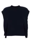 Apc A.p.c. Navy Blue Wool Mathilde Vest In Blue