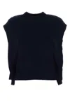 Apc A.p.c. Navy Blue Wool Mathilde Vest In Blue