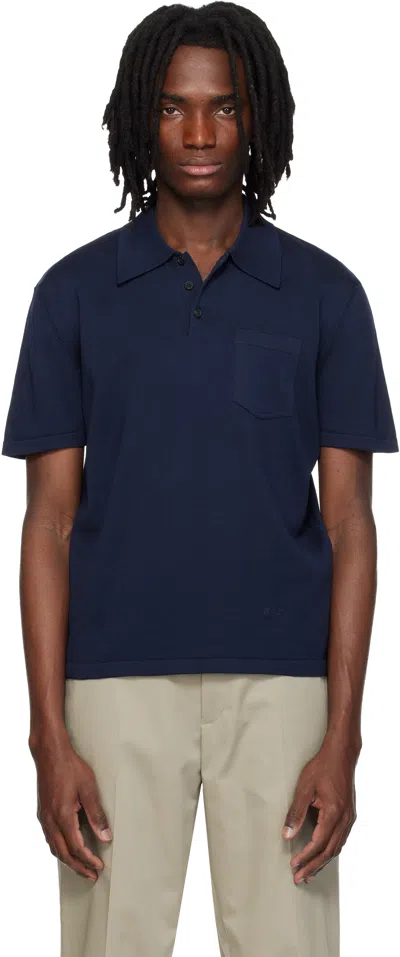 Apc Navy Colin Polo In Blue