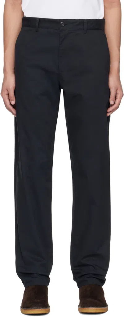Apc Navy Constantin Trousers In Iak Dark Navy