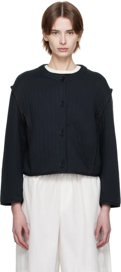 Apc Navy Garance Jacket In Iak Dark Navy