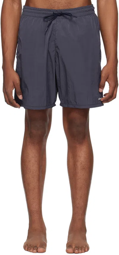 Apc Jjjjound Swim Trunks Dark Navy In Blue