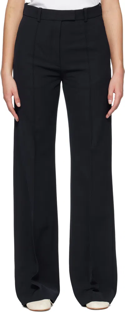 Apc Navy Jude Trousers In Black