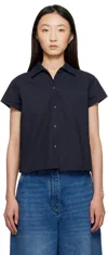Apc Navy Marina Shirt In Blue