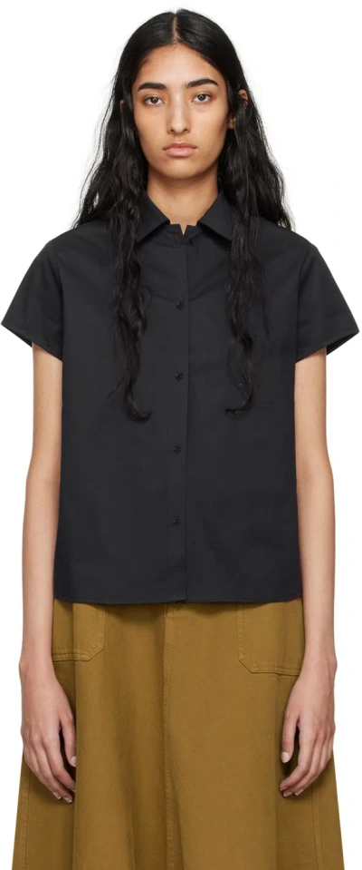 Apc Navy Marina Shirt In Iak Dark Navy