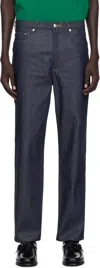 Apc Indigo Banibano Jeans In Blue