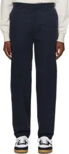 Apc Navy Massimo Trousers In Iaj Marine