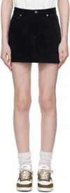 Apc Navy Mini-jupe Miniskirt In Iau Night Blue