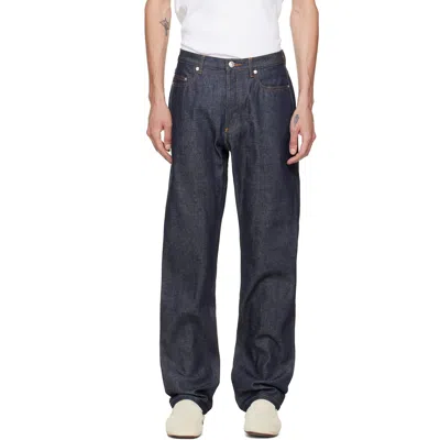 A.p.c. Navy New Standard Jeans In Purple