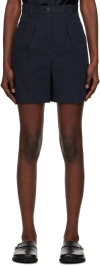 Apc Nola Shorts In Iak Dark Navy