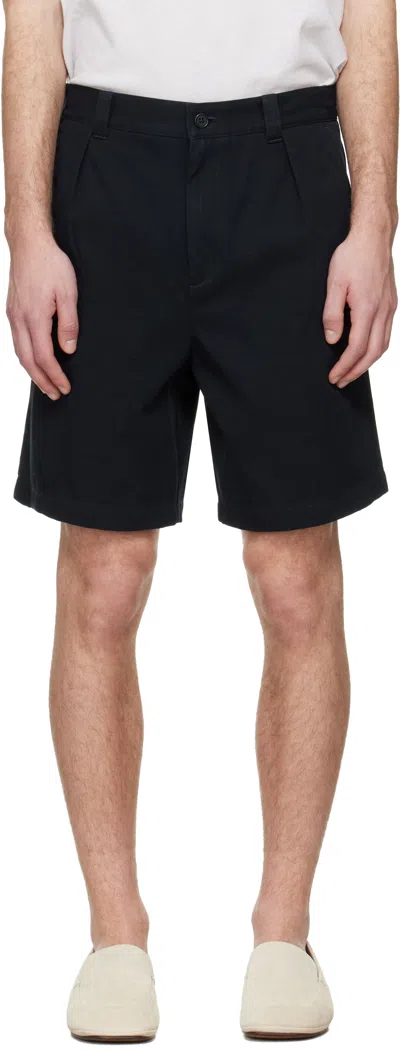 Apc Navy Otis Bermuda Shorts In Blue