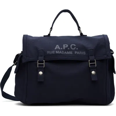 A.p.c. A. P.c. Shoulder Bag Men Color Blue