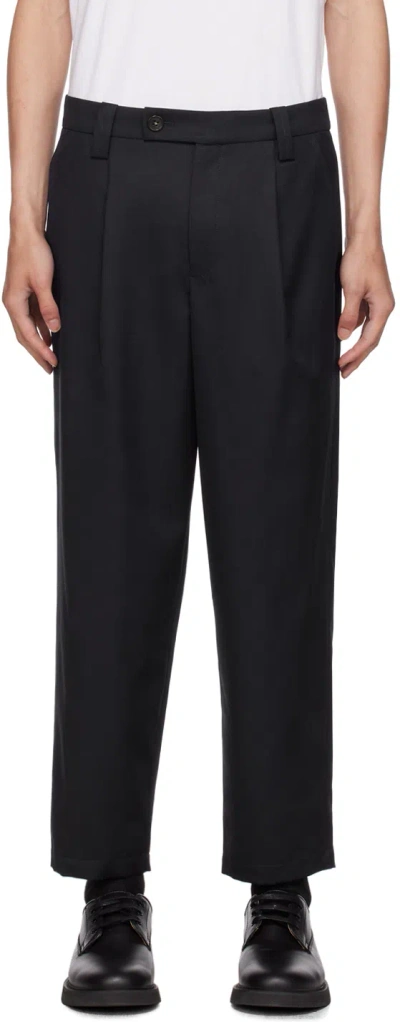 Apc Navy Renato Trousers In Iak Dark Navy