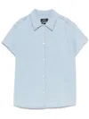 Apc Marina Natural Cotton Shirt In Blue