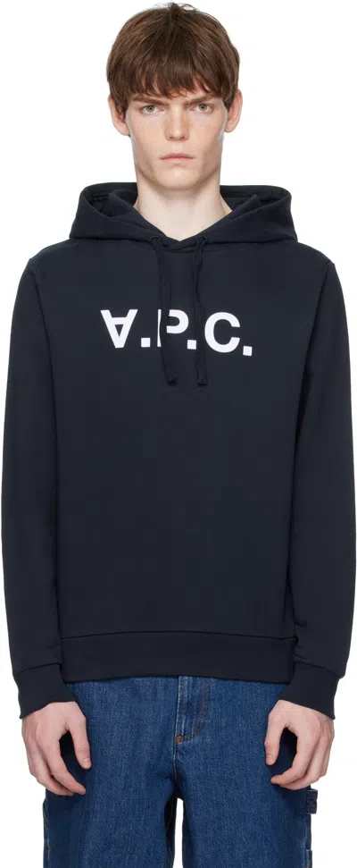 Apc Navy Standard Grand 'vpc' Hoodie