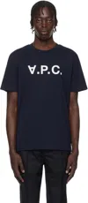 Apc A.p.c. Vpc T Shirt In Blue