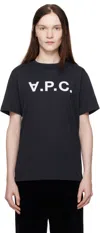 Apc Navy Standard Grand 'vpc' T-shirt In Blue