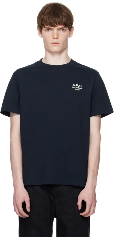 Apc Navy Standard 'rue Madame' T-shirt