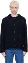 Apc Thais Jacket In Iak Dark Navy