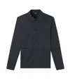 Apc Kerlouan Logo-embroidered Cotton-twill Overshirt