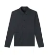 Apc Kerlouan Logo-embroidered Cotton-twill Overshirt