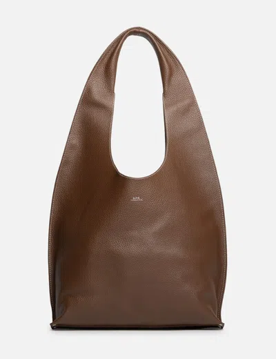 A.p.c. Neige Clou Bag In Brown/褐色/브라운/ブラウン