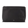 A.p.c. 네이지 클루 그레인 레더 베니티 케이스 In Black