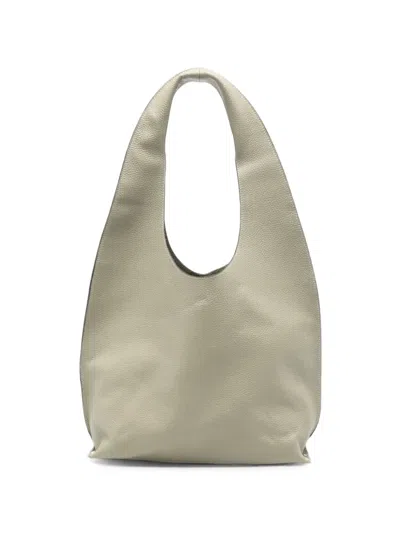 A.p.c. Neige Clou Pebbled-leather Tote Bag In Neutral