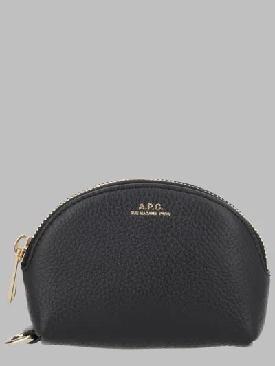 A.p.c. Neige Coin Purse In Black